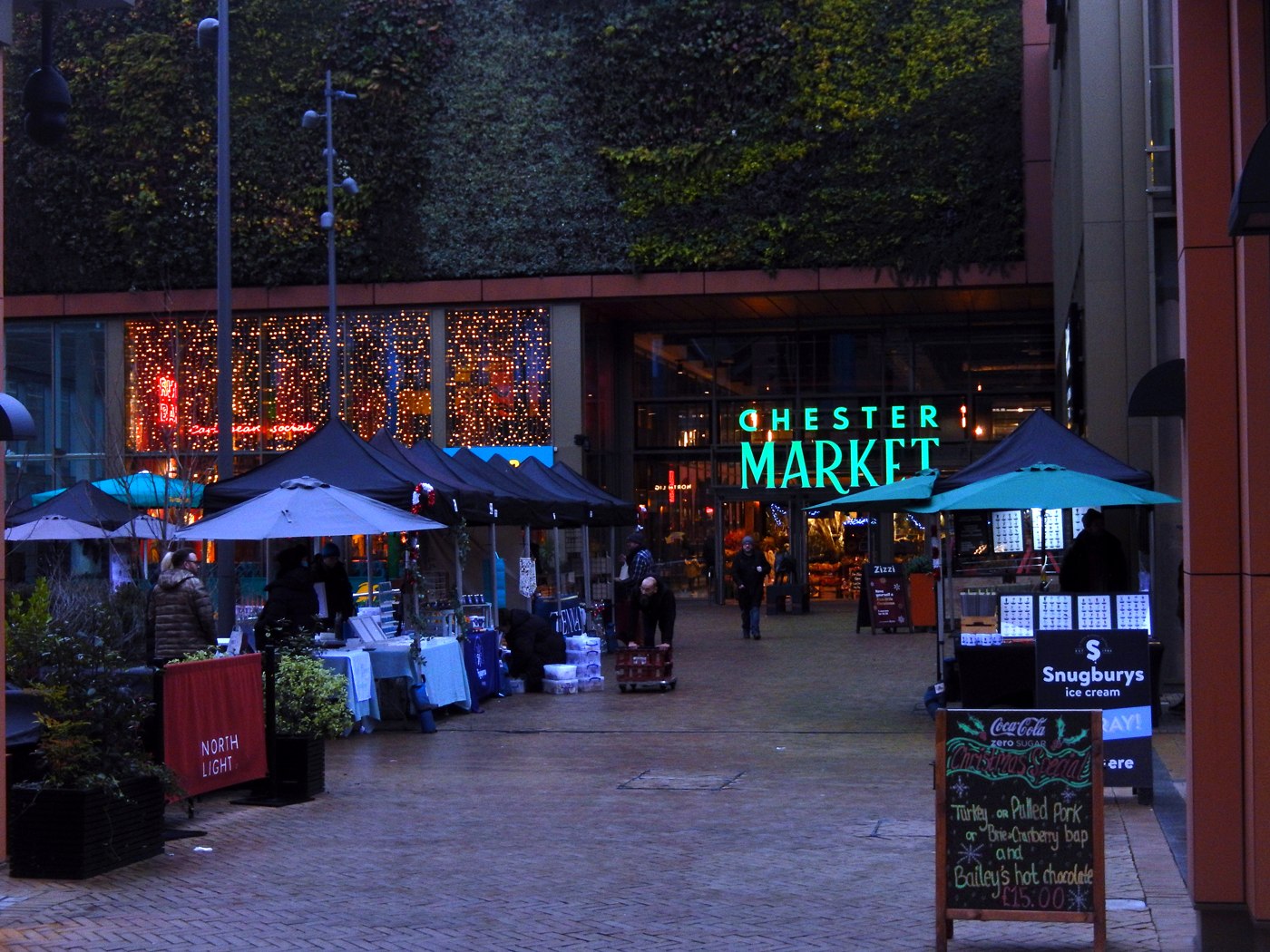 Chester Market entrance on Exchange Square